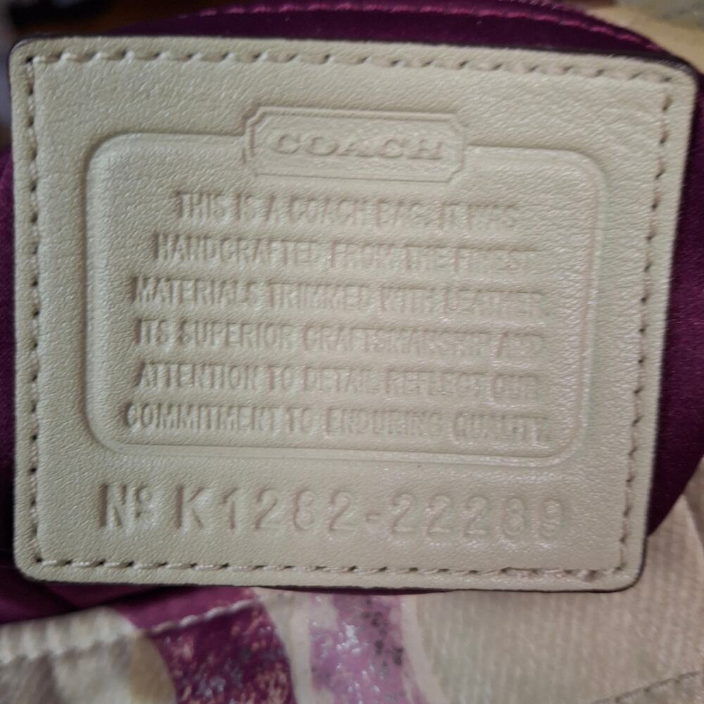Coach Madison Maggie Op Art Shoulder Bag 22289 + Matching Wallet Dust Bag - Picture 6 of 12